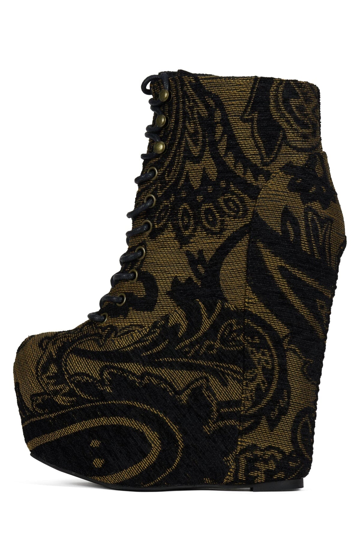 DAMSEL - Beige Rust Tapestry | Jeffrey Campbell