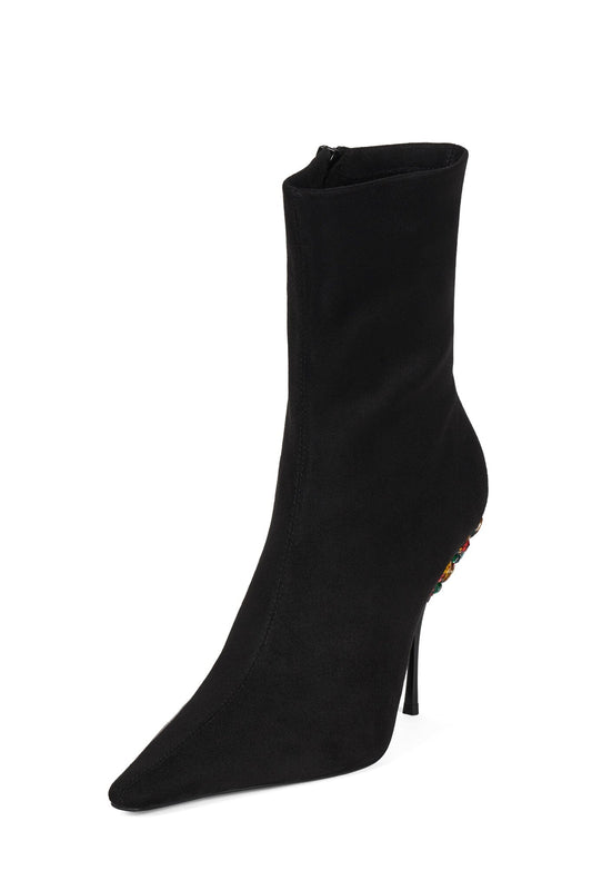 CROWNED - Black Suede Multi | Jeffrey Campbell