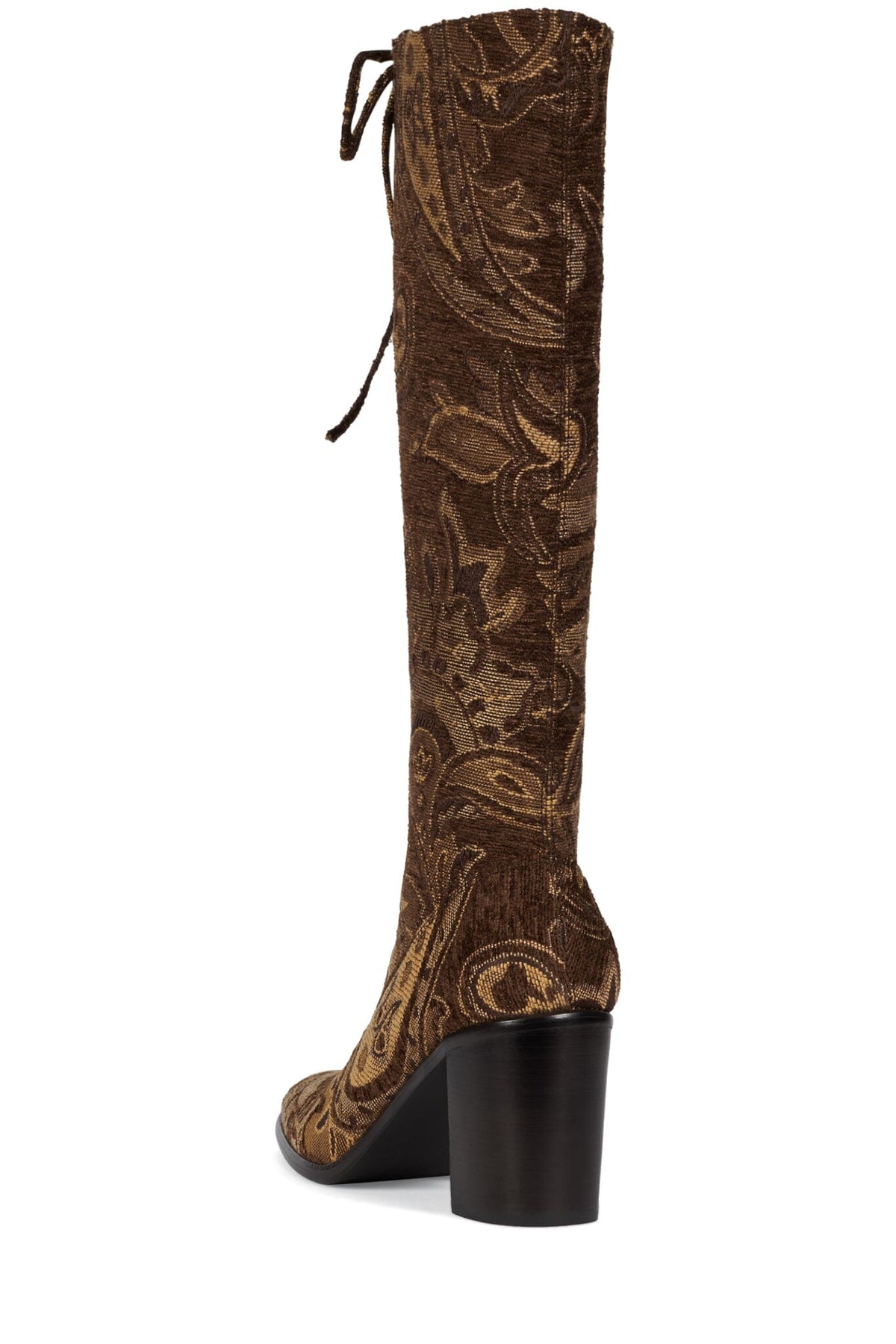 ARCHILLE-K Heeled Boot - Brown Tapestry | Jeffrey Campbell