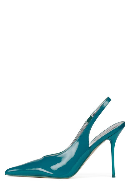 PUCKER-SB - Turquoise Patent | Jeffrey Campbell