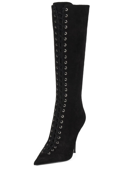 TAUNTING - Black Suede | Jeffrey Campbell
