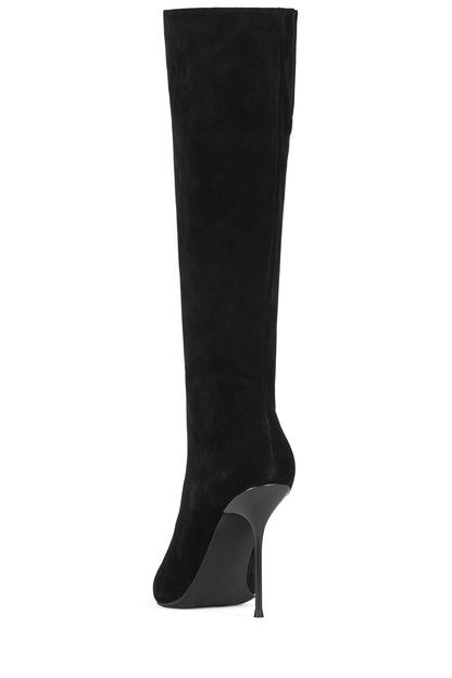 TAUNTING - Black Suede | Jeffrey Campbell
