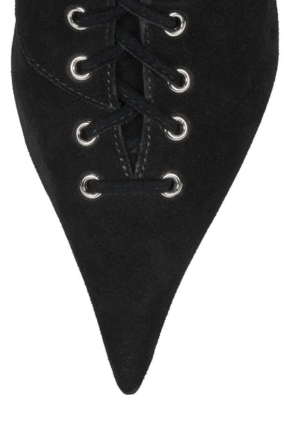 TAUNTING - Black Suede | Jeffrey Campbell