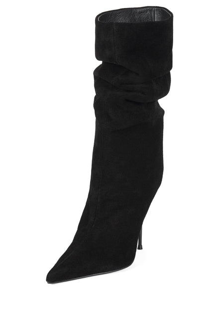 GIVE-IT - Black Suede | Jeffrey Campbell