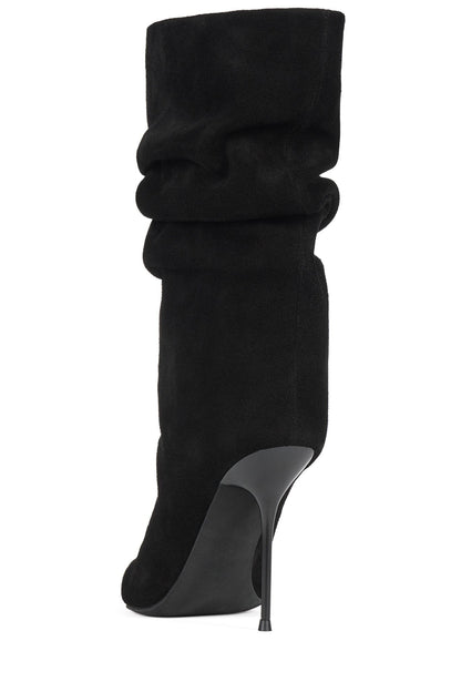 GIVE-IT - Black Suede | Jeffrey Campbell