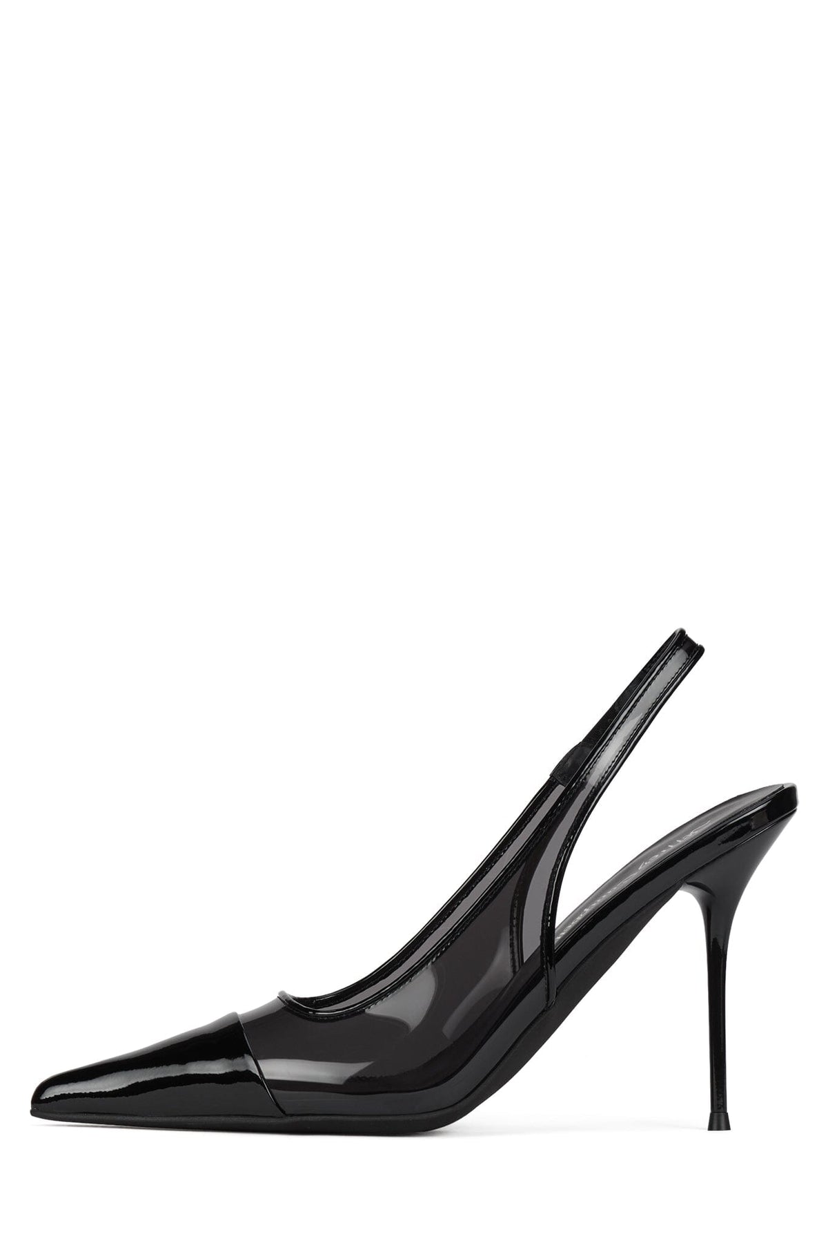 PUCKER-V - Black Patent Combo | Jeffrey Campbell
