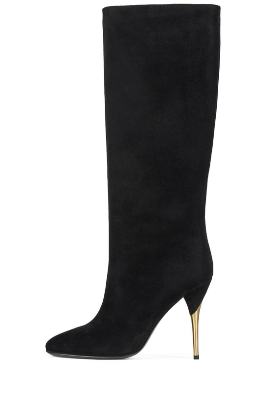 ANGELIQUA - Black Suede | Jeffrey Campbell