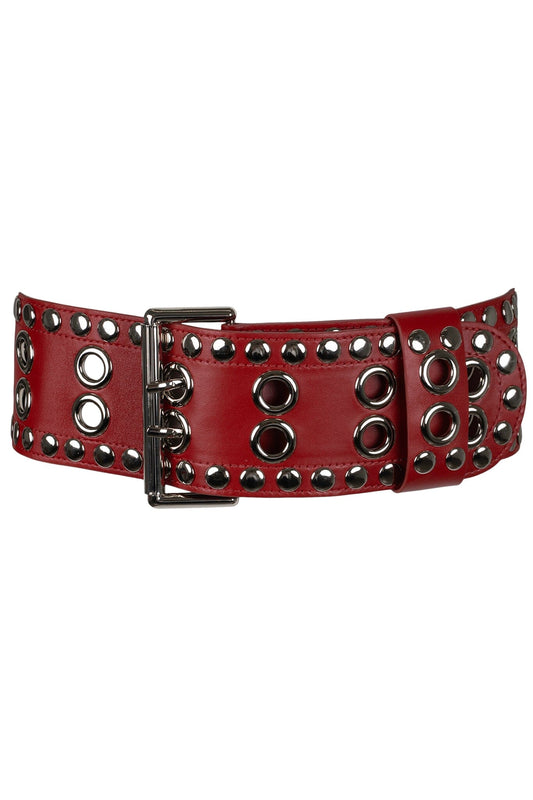 J-JETT Belt - Red Silver | Jeffrey Campbell