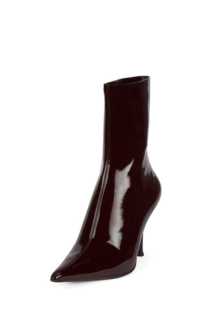 DARING-2 Ankle Bootie - Dark Wine Crinkle Patent | Jeffrey Campbell