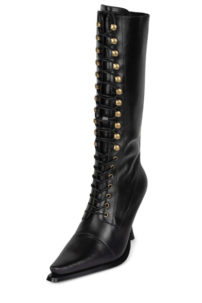LANI-2 Heeled Boot - Black | Jeffrey Campbell