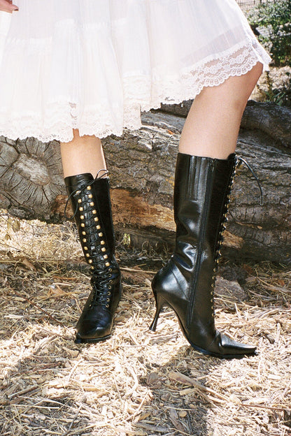 LANI-2 Heeled Boot - Black | Jeffrey Campbell