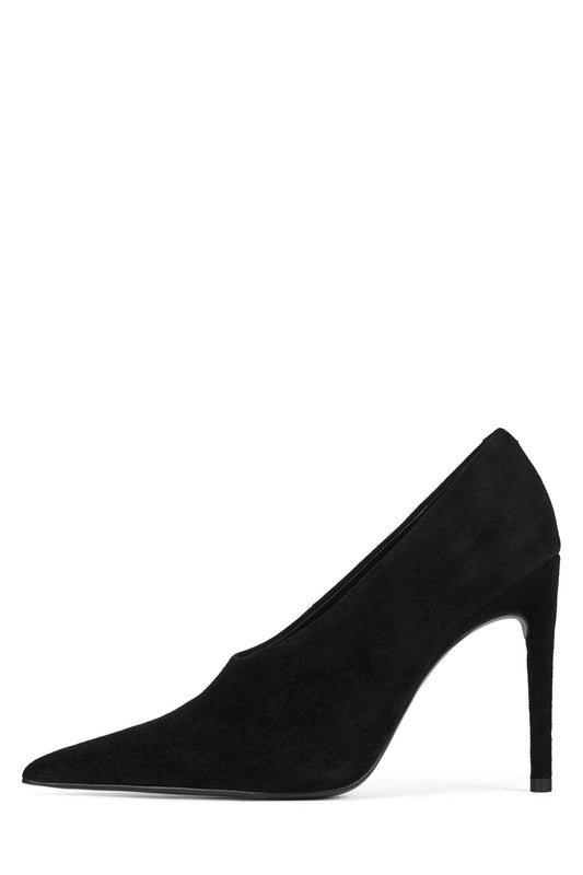 LE-CHAT Pump - Black Suede | Jeffrey Campbell