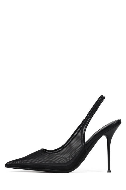 PUCKER-MSH - Black Mesh | Jeffrey Campbell