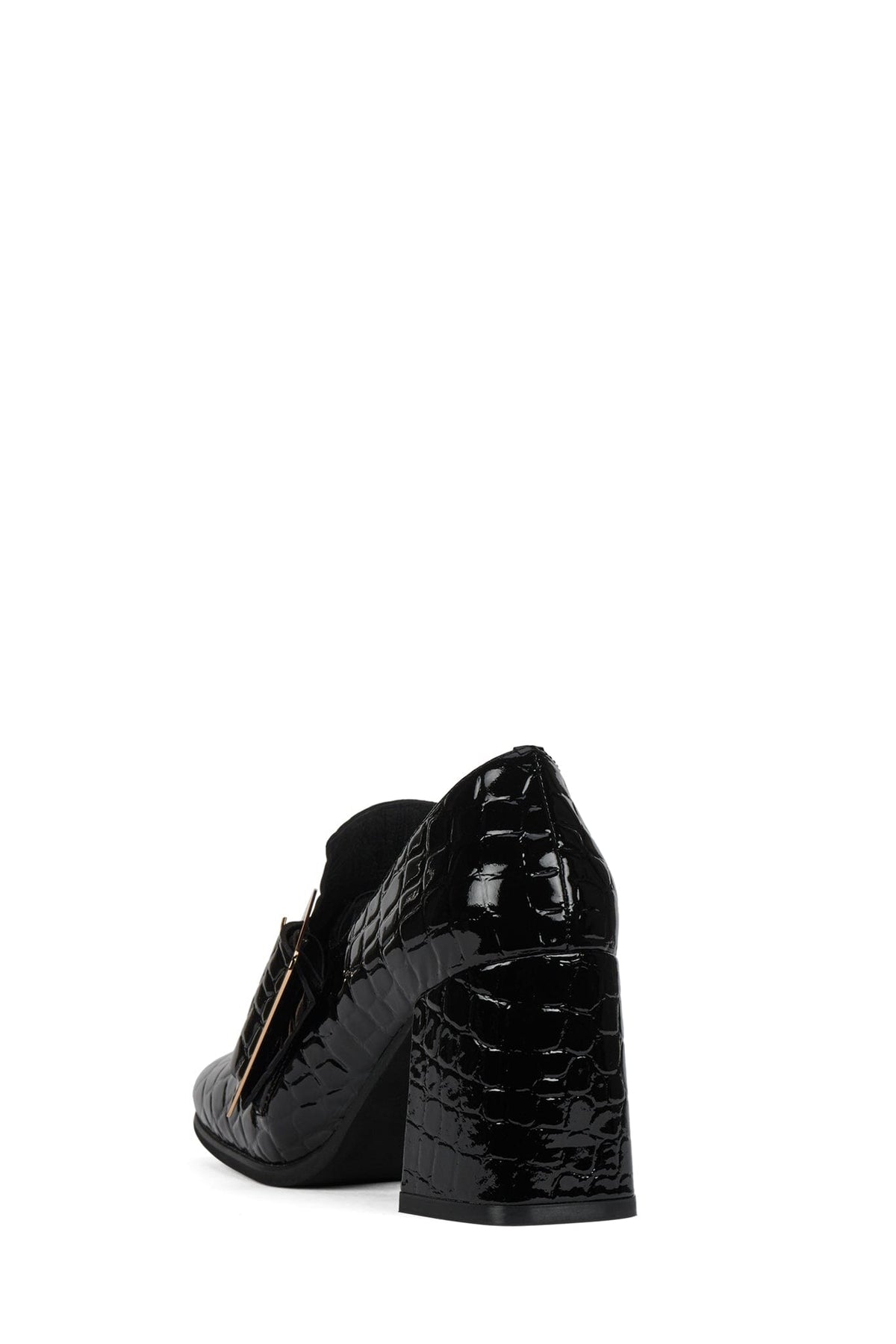 FAITHFUL - Black Croco Patent | Jeffrey Campbell
