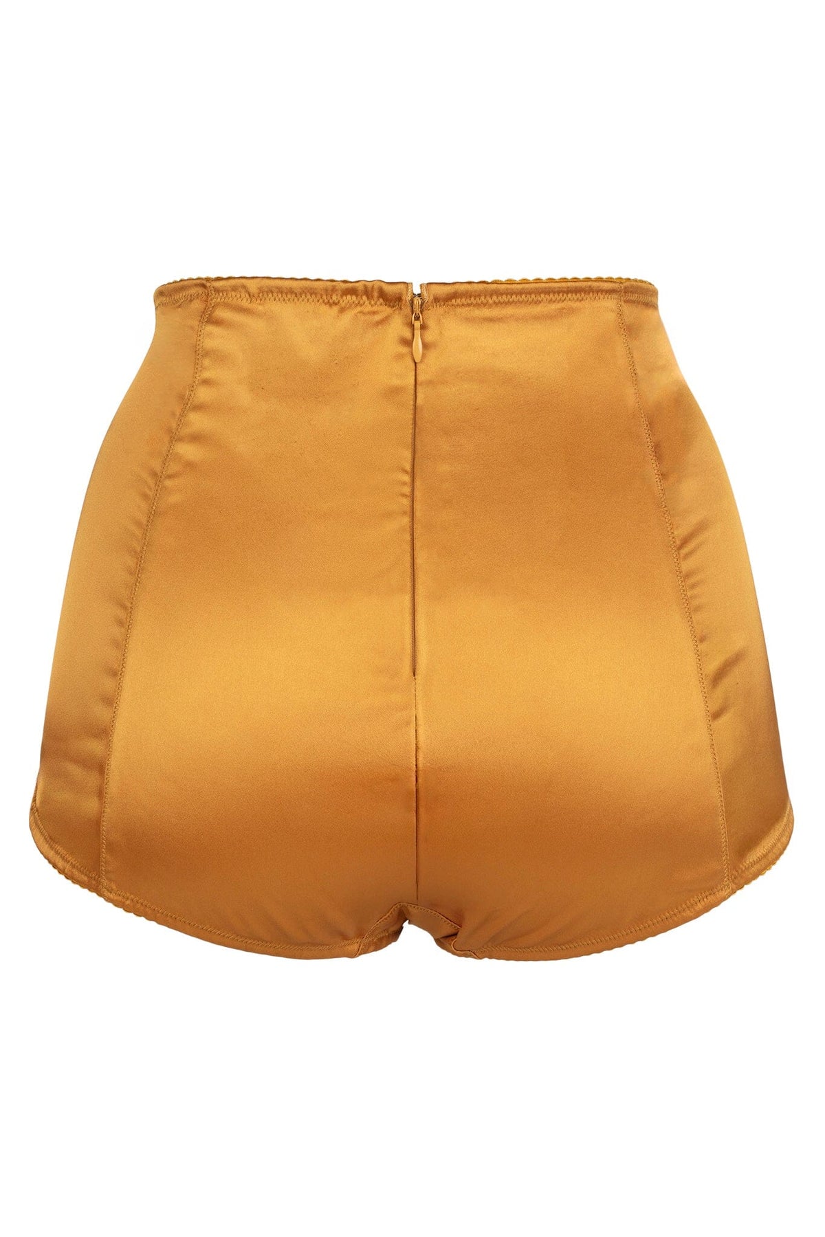 TRICKERY SHORTS - Yellow Satin | Jeffrey Campbell