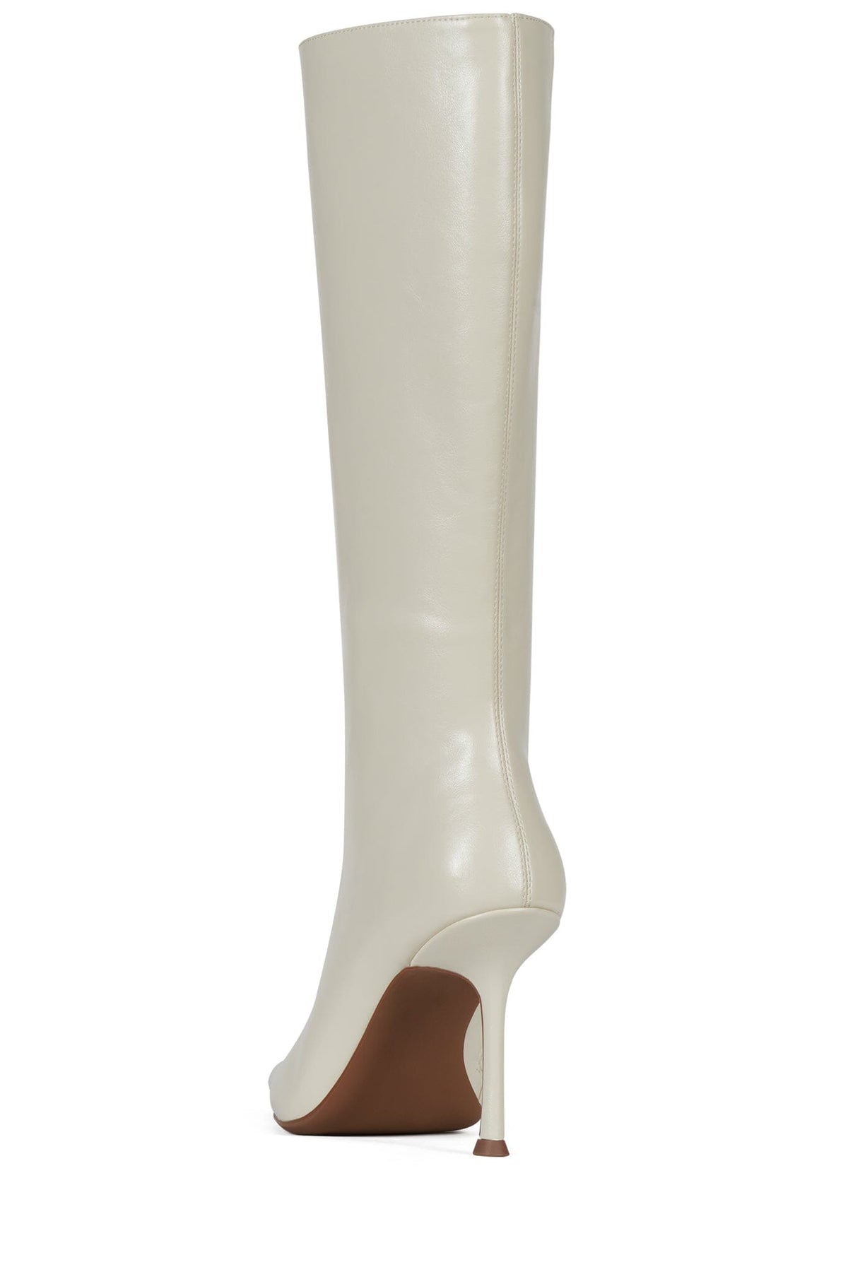 DARLING-3 Knee-High Stiletto Boot - Ivory | Jeffrey Campbell