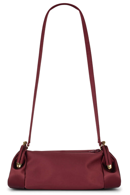 ON-SUNSET Shoulder Bag - White Satin Gold | Jeffrey Campbell