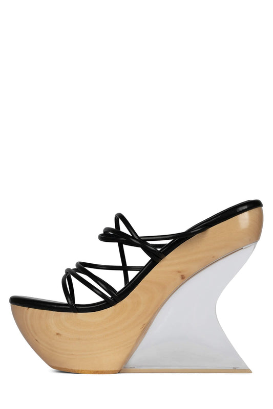 ANDROID Platform Sandal - Black | Jeffrey Campbell