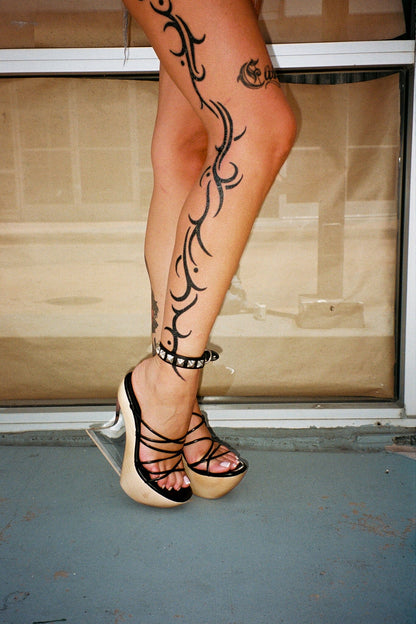 ANDROID Platform Sandal - Black | Jeffrey Campbell