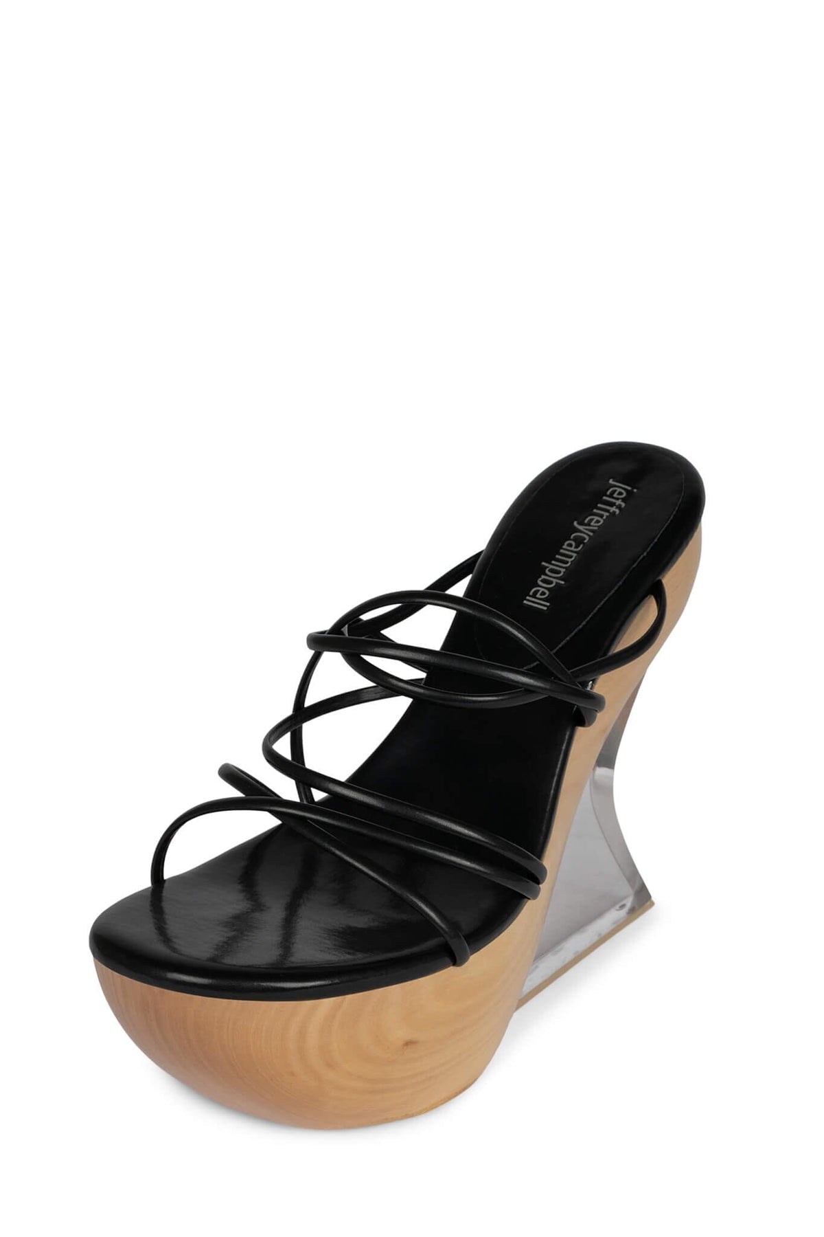 ANDROID Platform Sandal - Black | Jeffrey Campbell