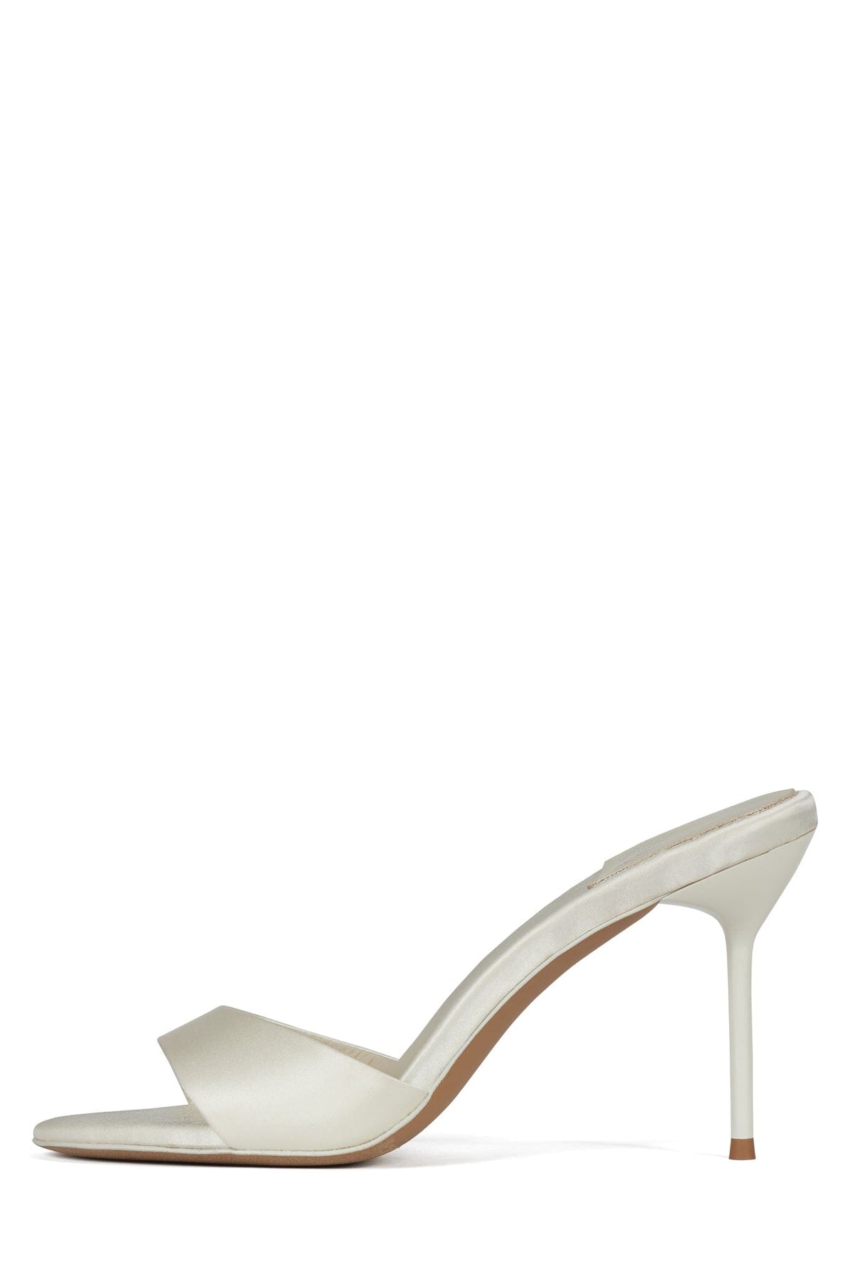CE-SOIRE Heeled Sandal - Ivory Satin | Jeffrey Campbell