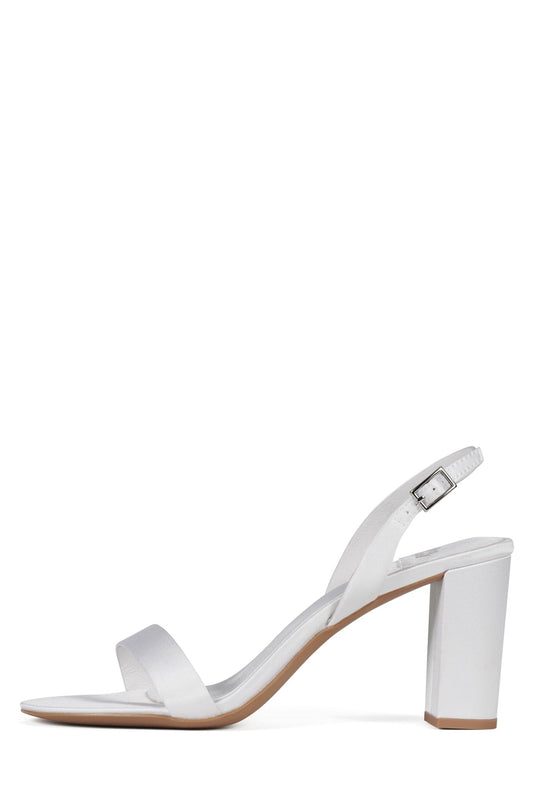 GO-TO - White Satin | Jeffrey Campbell
