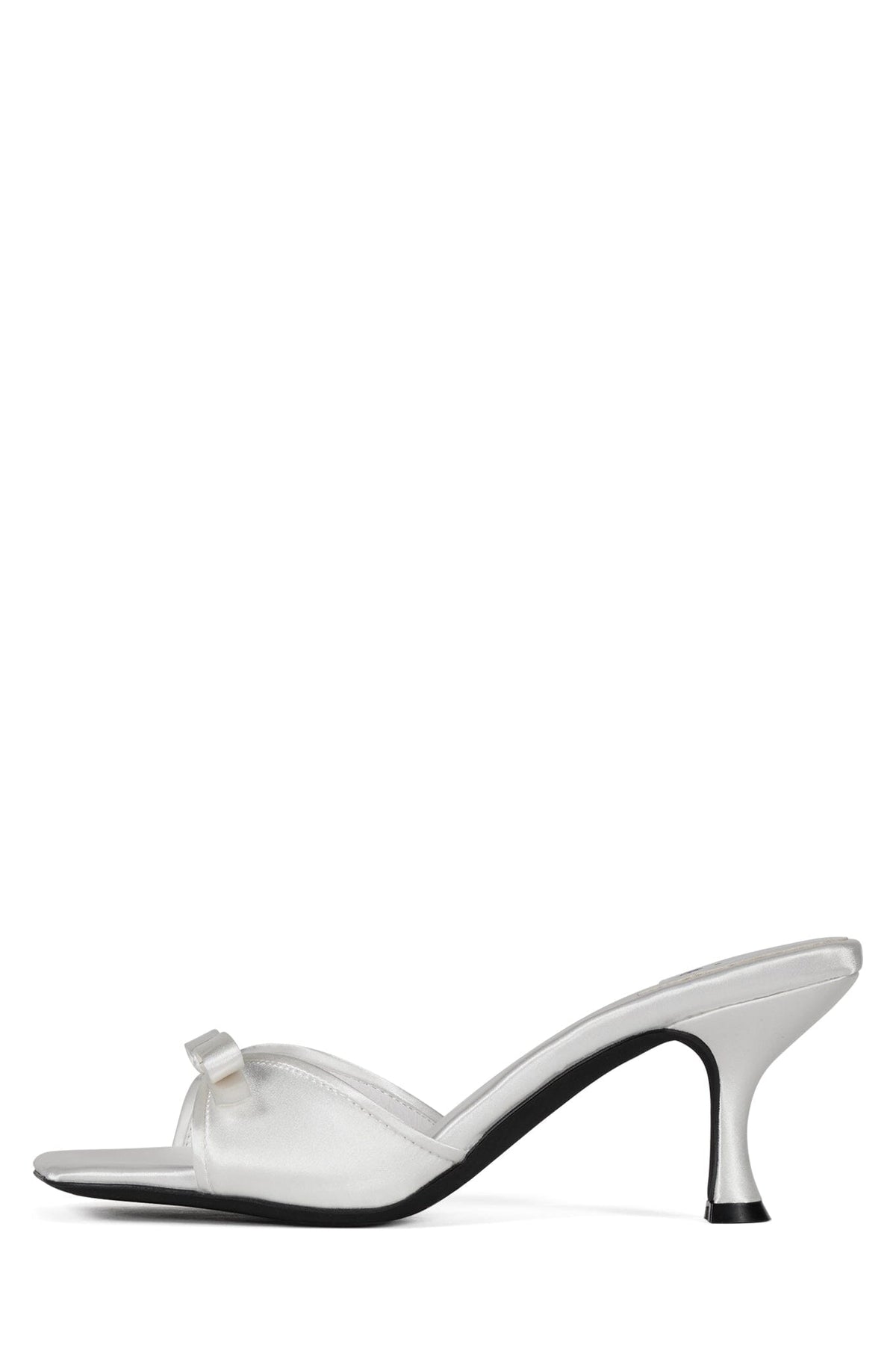 SWEET-ON-U Heeled Sandals - White Satin | Jeffrey Campbell