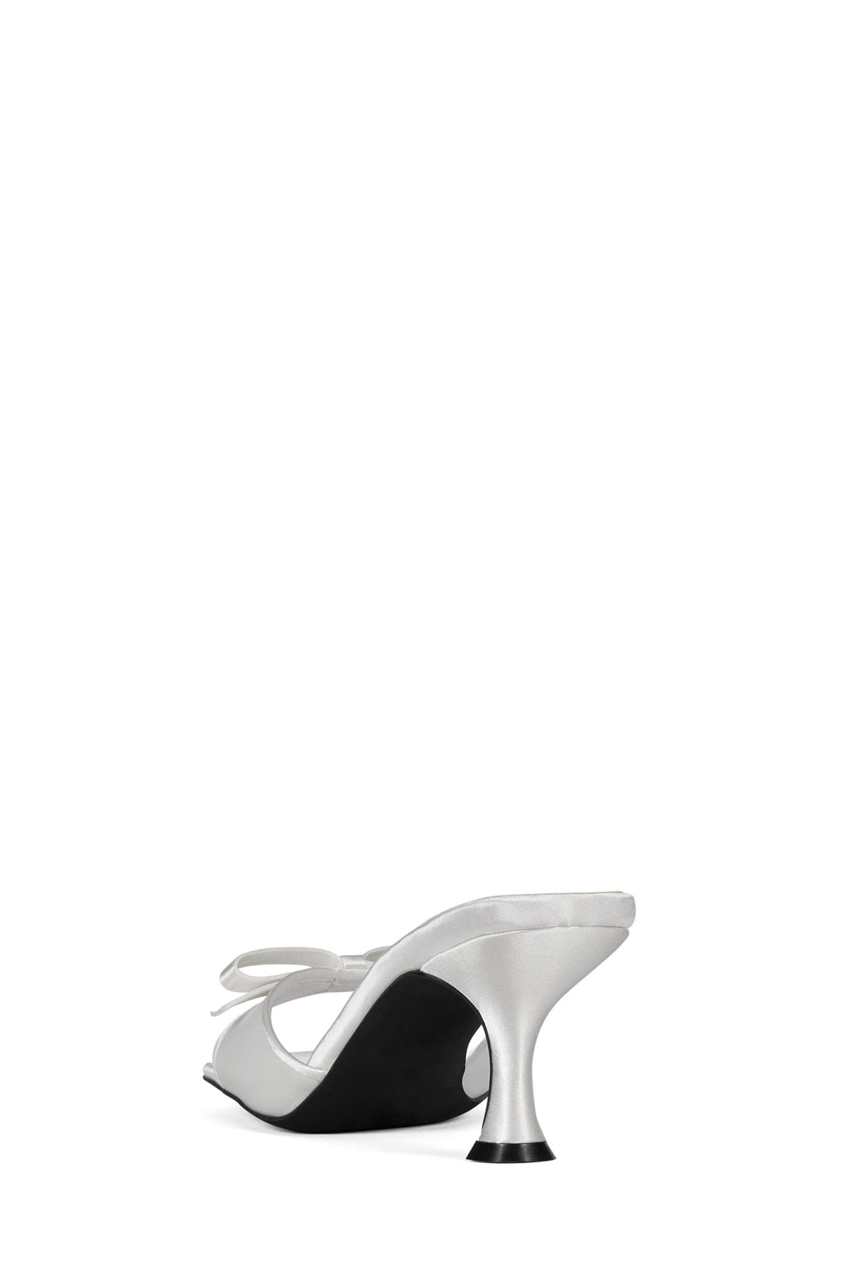 SWEET-ON-U Heeled Sandals - White Satin | Jeffrey Campbell