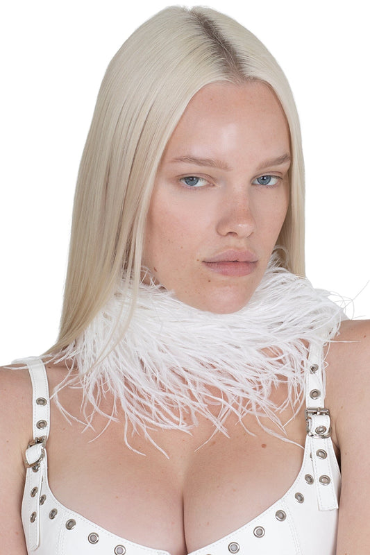 SNUG-F CHOKER - Orange | Jeffrey Campbell