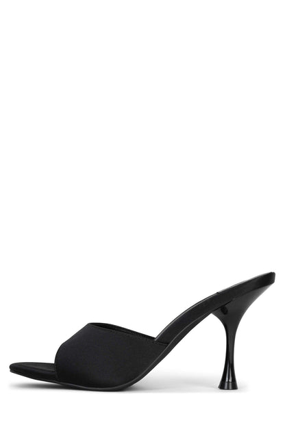 AGENT Heeled Sandal - White Satin | Jeffrey Campbell
