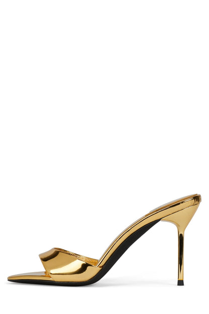 CE-SOIRE Stiletto Sandal - Brown Patent | Jeffrey Campbell