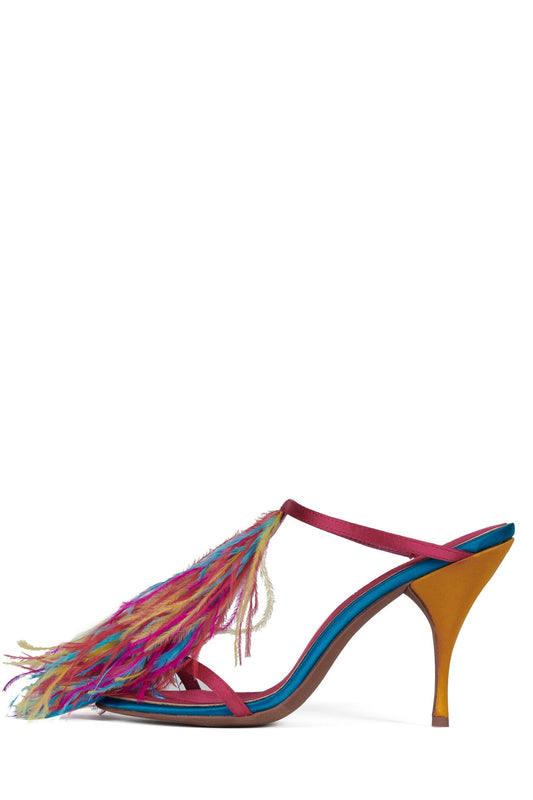 PLUMA - Fuchsia Satin Combo | Jeffrey Campbell