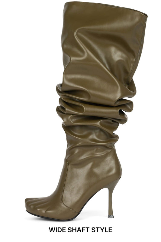 CONFORM-02 Over-The-Knee Boot - Olive | Jeffrey Campbell
