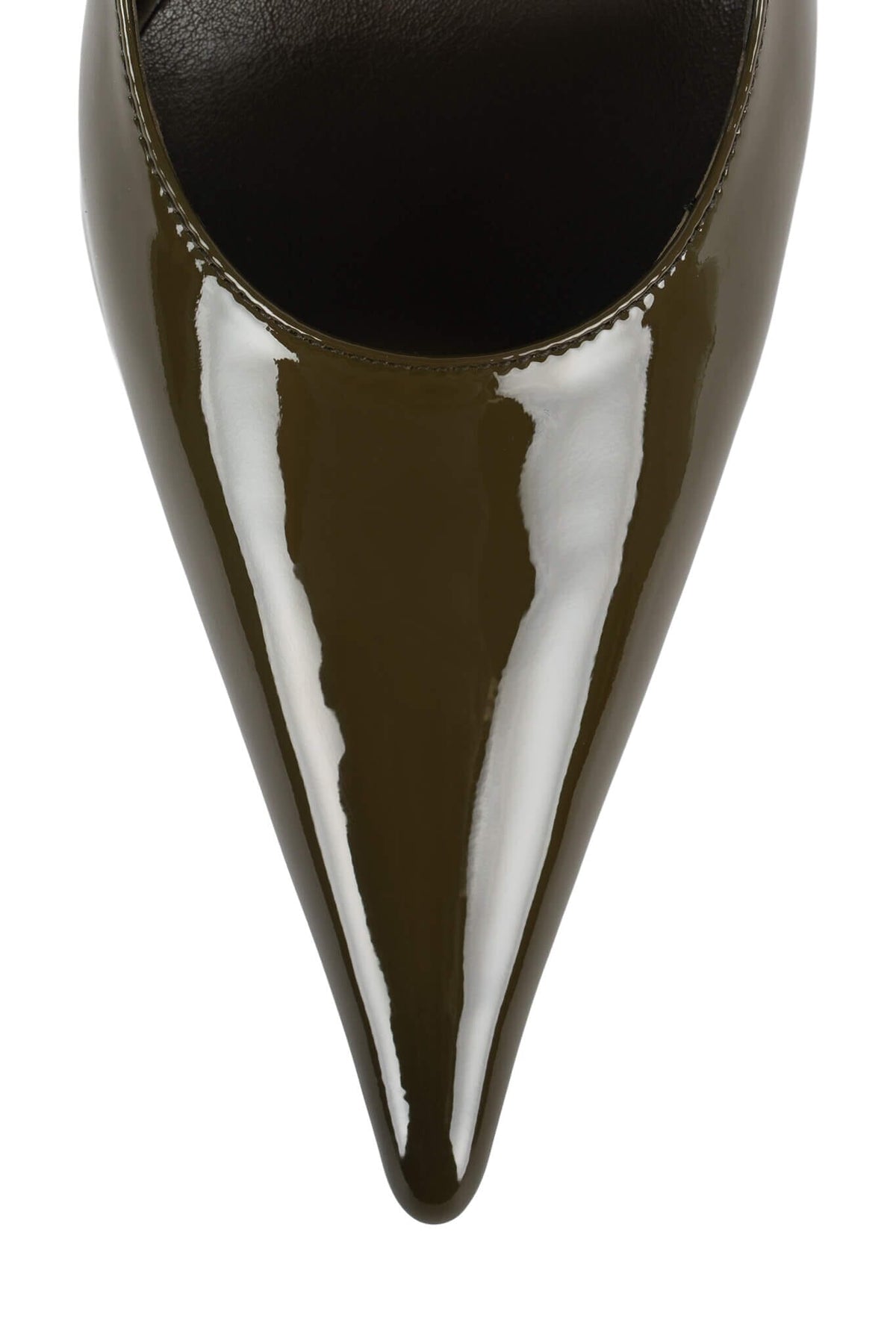 FREAK-OUT Sculpted Heel - Khaki Patent | Jeffrey Campbell