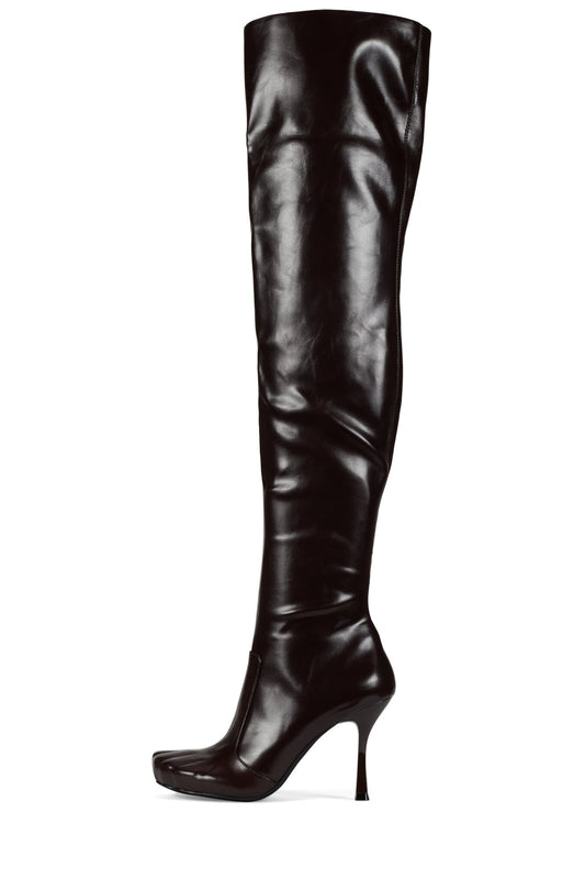 CONFORM-OK Stiletto Boot - Brown | Jeffrey Campbell