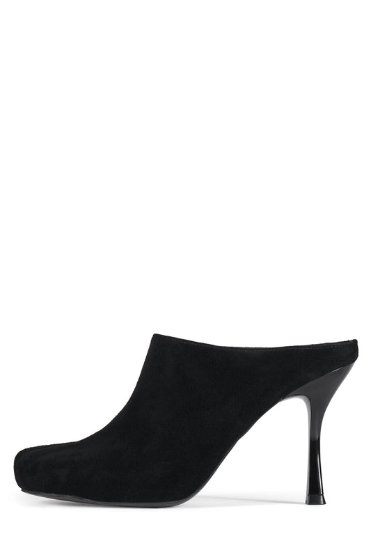 GOOD-FORM Stiletto Mule - Black Suede | Jeffrey Campbell