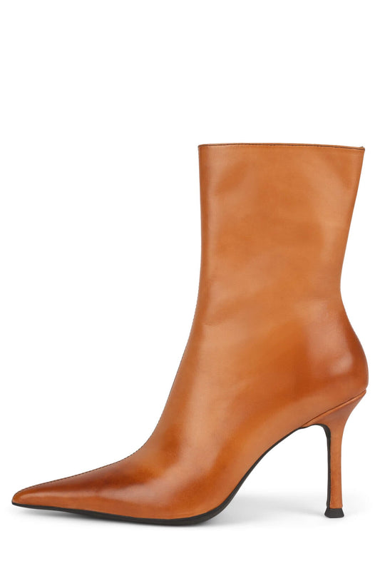 DARING-L Stiletto Bootie - Tan Ruboff | Jeffrey Campbell