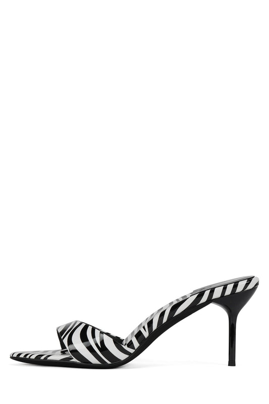 PUMPTINI - Black White Zebra Patent | Jeffrey Campbell