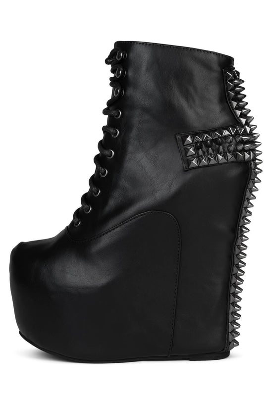 DAMSEL-CRS Platform Boot - Black Pewter | Jeffrey Campbell
