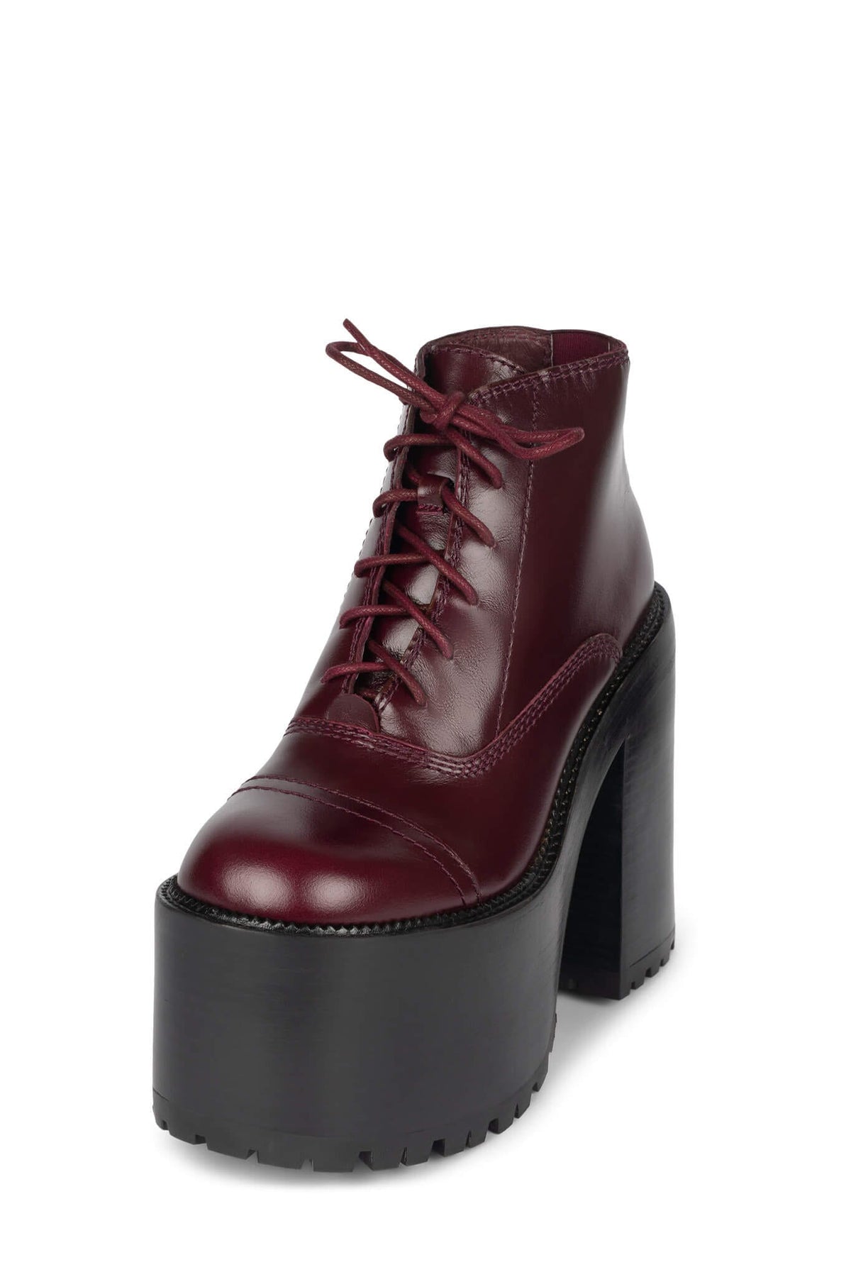 TAKEOFF Platform Bootie - Wine | Jeffrey Campbell