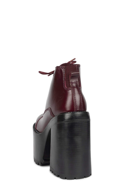 TAKEOFF Platform Bootie - Wine | Jeffrey Campbell
