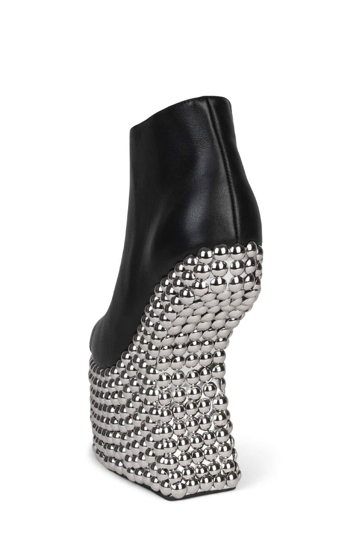 NIGHT-TICK Sculpted Wedge Platform - Black | Jeffrey Campbell
