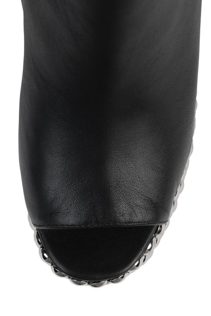 NIGHT-TICK Sculpted Wedge Platform - Black | Jeffrey Campbell