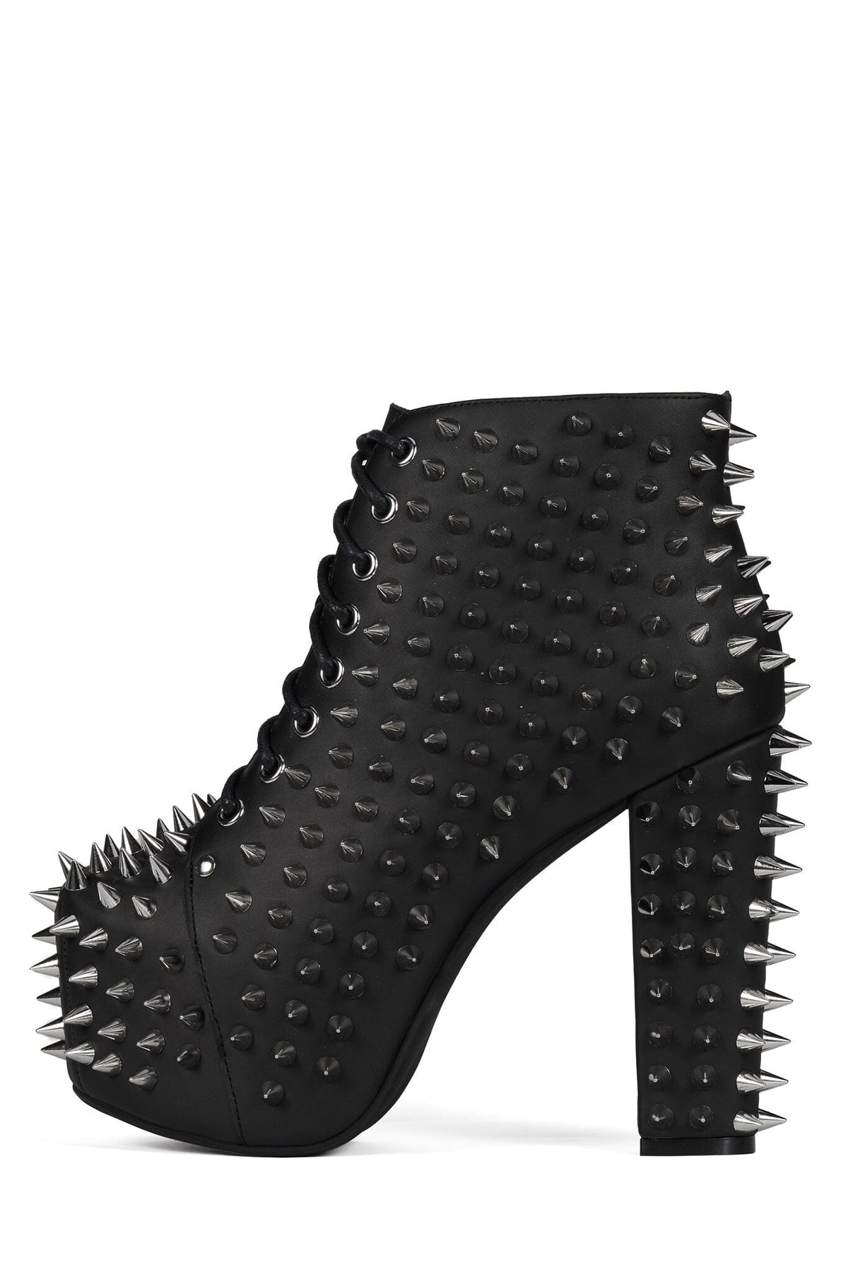 LITA-SPIKE - Black Silver | Jeffrey Campbell