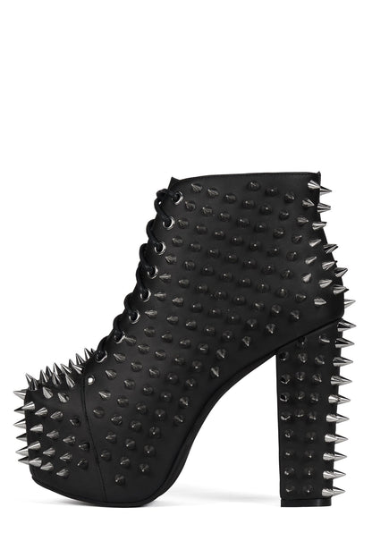 LITA-SPIKE - Black Silver | Jeffrey Campbell