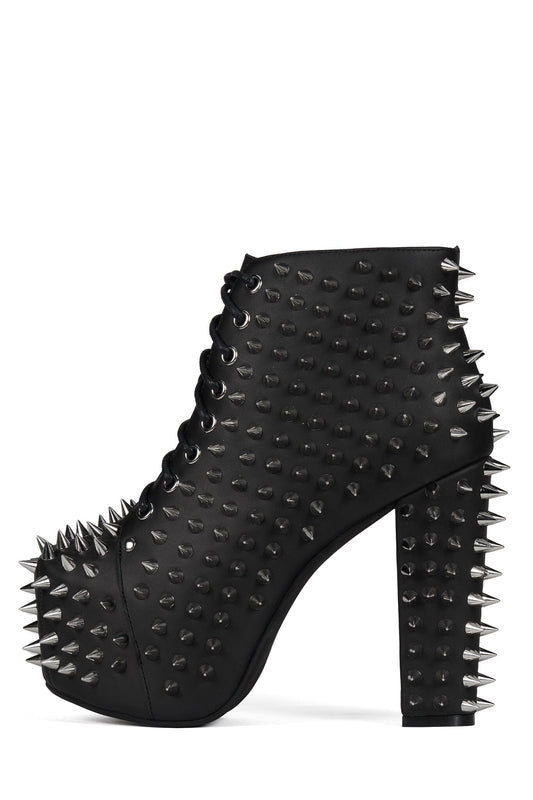 LITA-SPIKE - Black Silver | Jeffrey Campbell
