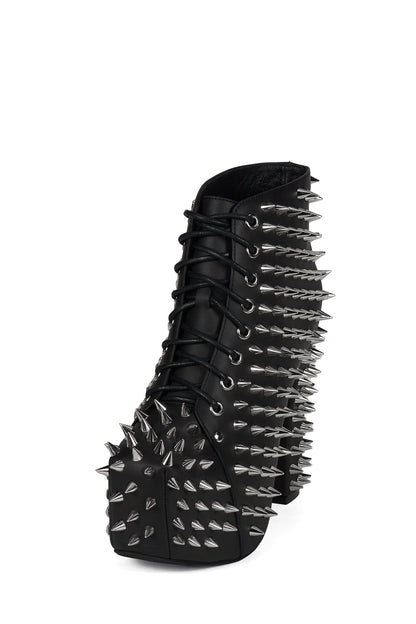 LITA-SPIKE - Black Silver | Jeffrey Campbell