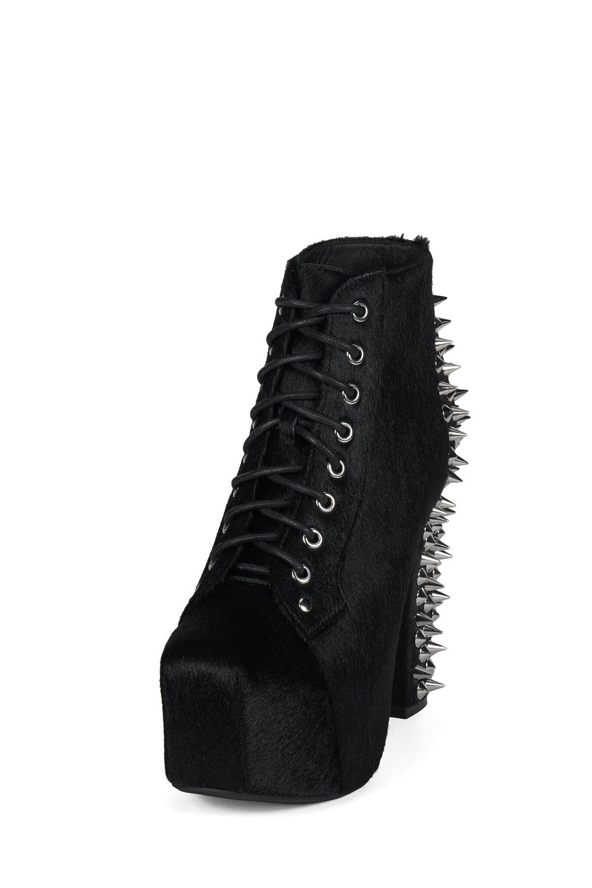 SPIKE-HLCP - Black Hair Silver | Jeffrey Campbell