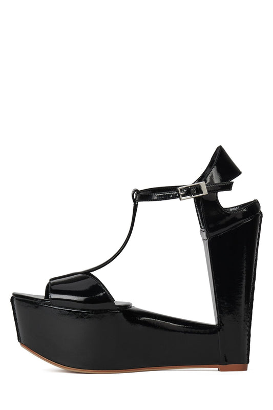 WERK-IT - Black Patent | Jeffrey Campbell