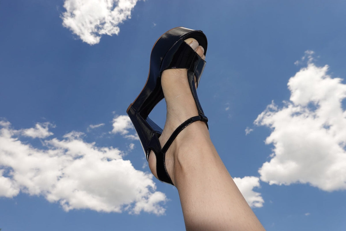 WERK-IT - Black Patent | Jeffrey Campbell